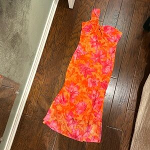 Caribbean midi dress